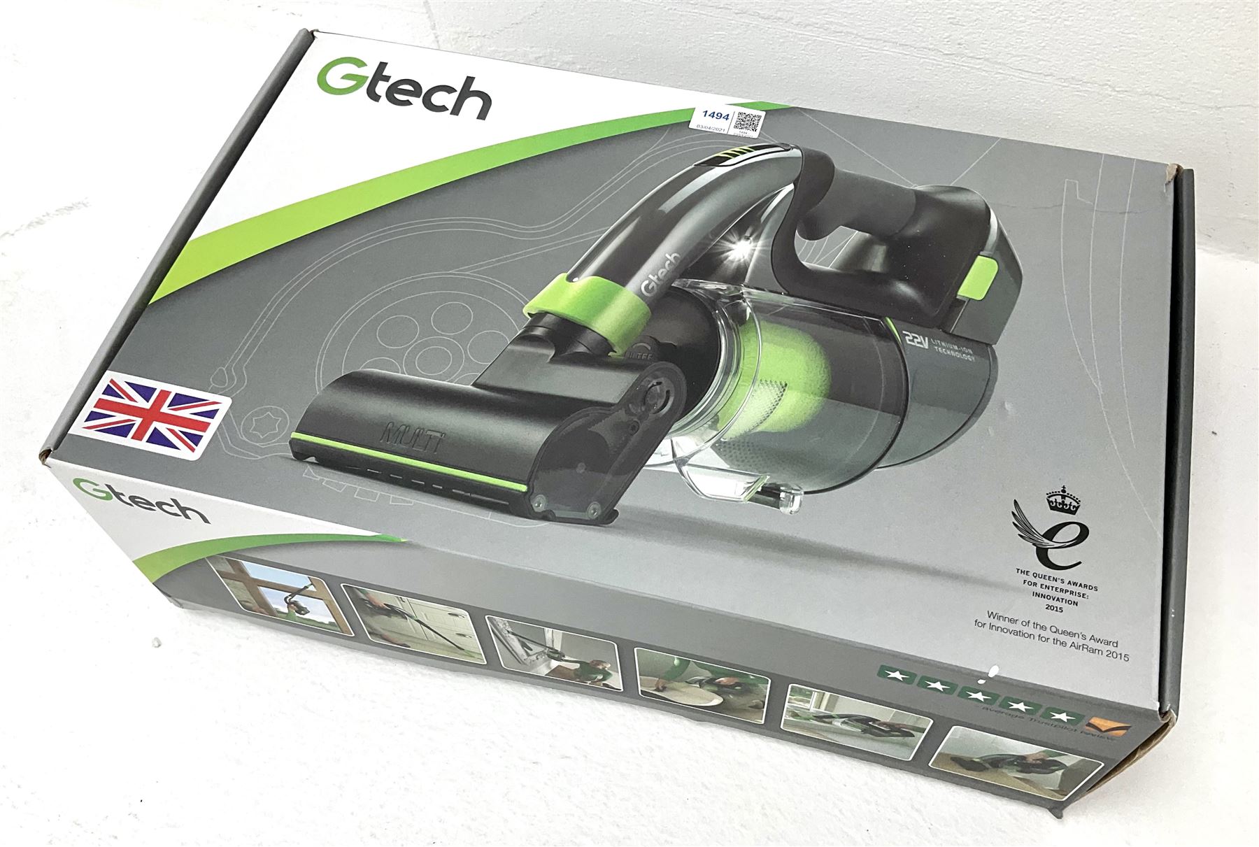 Gtech AFT006 handheld vacuum 
