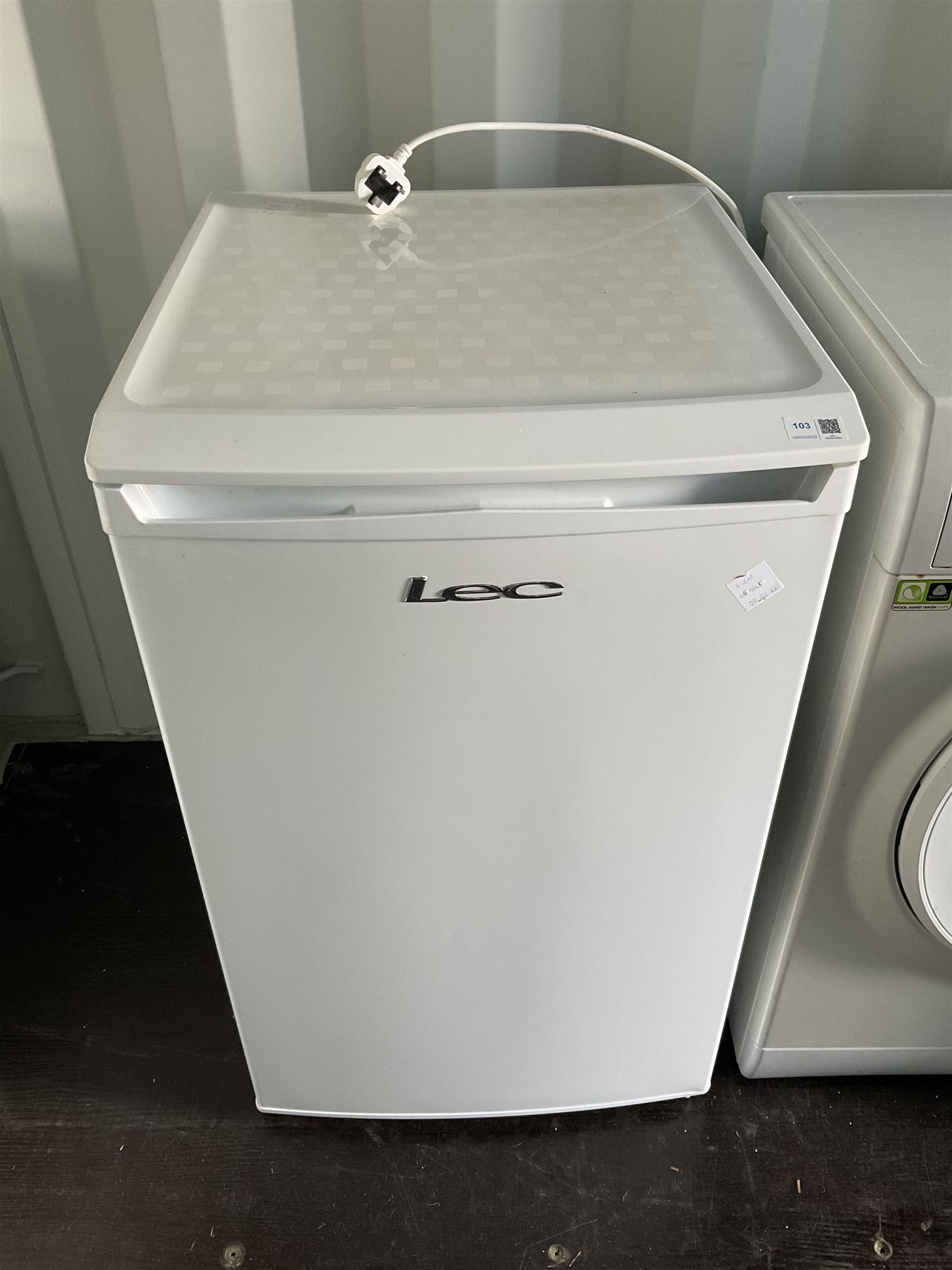 LEC undercounter fridge - THIS LOT IS TO BE COLLECTED BY APPOINTMENT FROM DUGGLEBY STORAGE, GREAT HILL, EASTFIELD, SCARBOROUGH, YO11 3TX