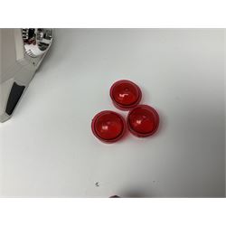 Collection of early 90s Mighty Morphin’ Power Rangers Zords, figures and accessories. Titanus the Carrier Zord, marked Bandai 1991; Green Dragonzord, incomplete; 1994 White Tigerzord with original instruction manual; 1993 Triceratops Dinozord, Mastodon Dinozord and Sabertooth Tiger Dinozord, Pterodactyl Dinozord, missing guns; with 1993 Power Morpher and original Power Coins, with further related figures, accessories and weapons