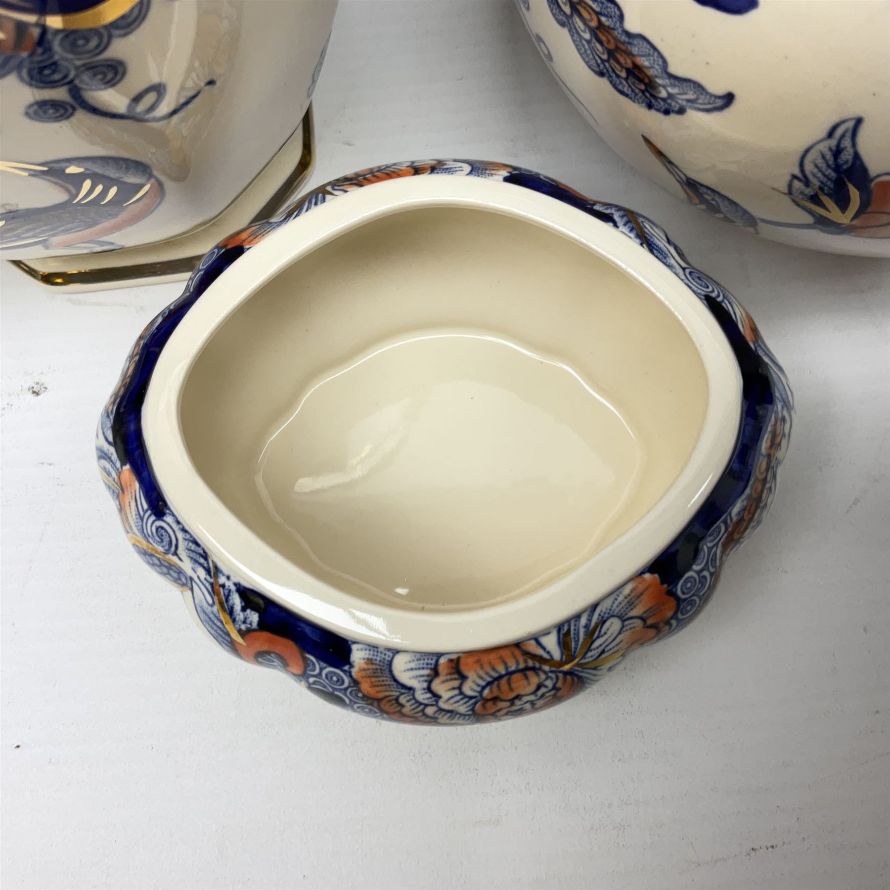 Masons Ironstone Cathay pattern ceramics, including vases, jugs, trinket boxes and trinket dishes, many in original boxes