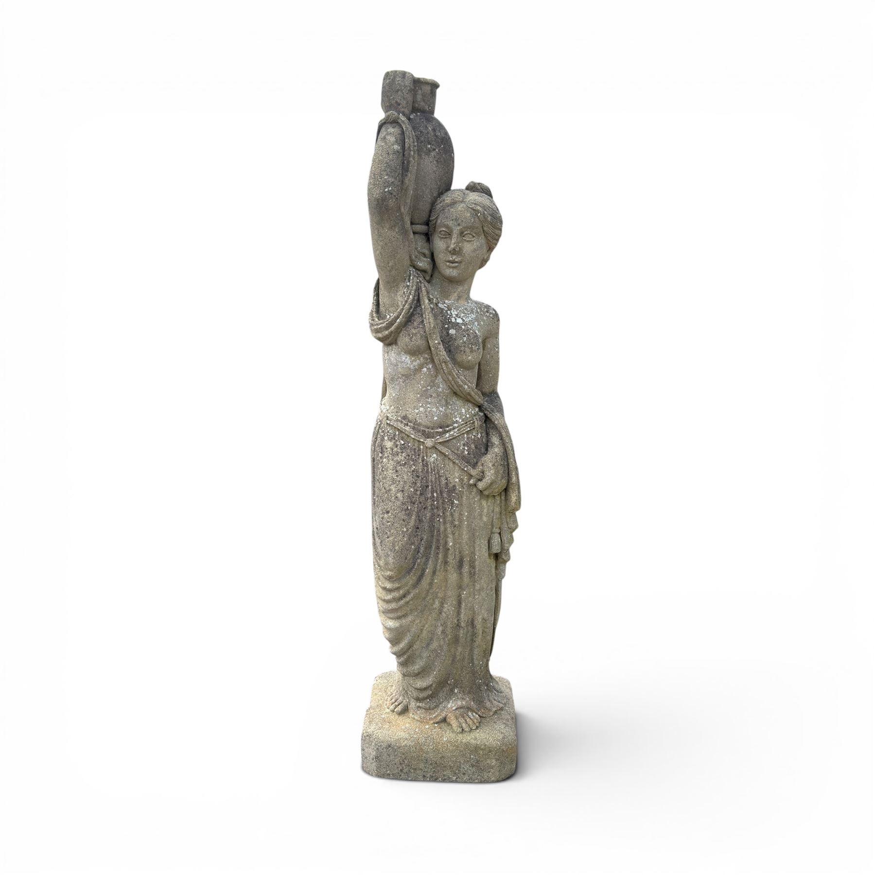 Selby Stone - cast stone garden figure 'The Water Carrier'