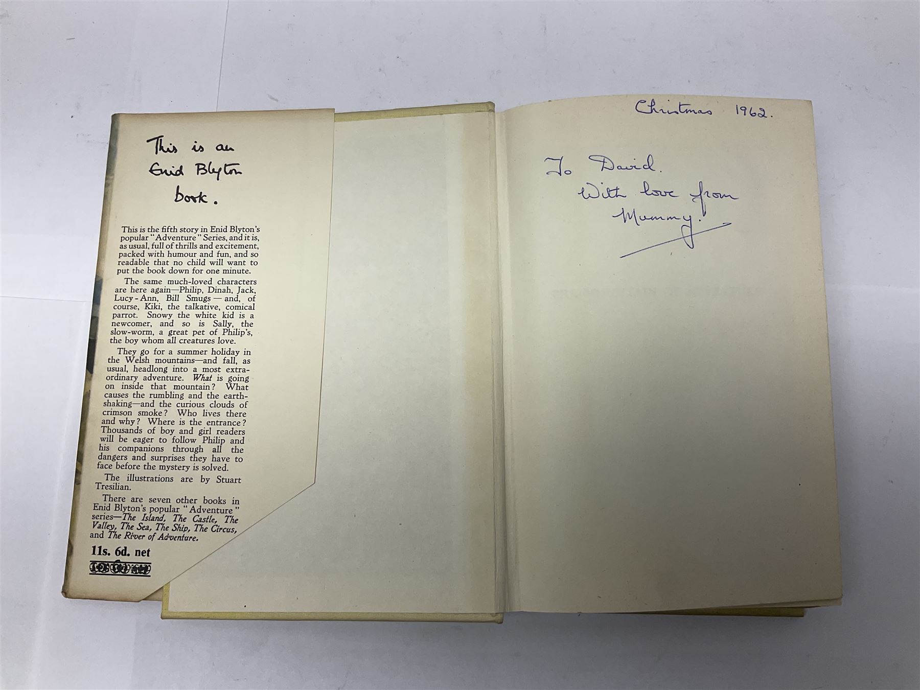 Enid Blyton; The Adventure Series, complete set of the eight children's mystery novels, all in original pictorial cloth