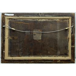 George F. Glennie (British fl.1861-1882): 'Coast Nr. Rye' & 'Pett Level Sussex',  pair monochrome watercolours signed and dated 1875, original title labels verso 24cm x 49cm (2)