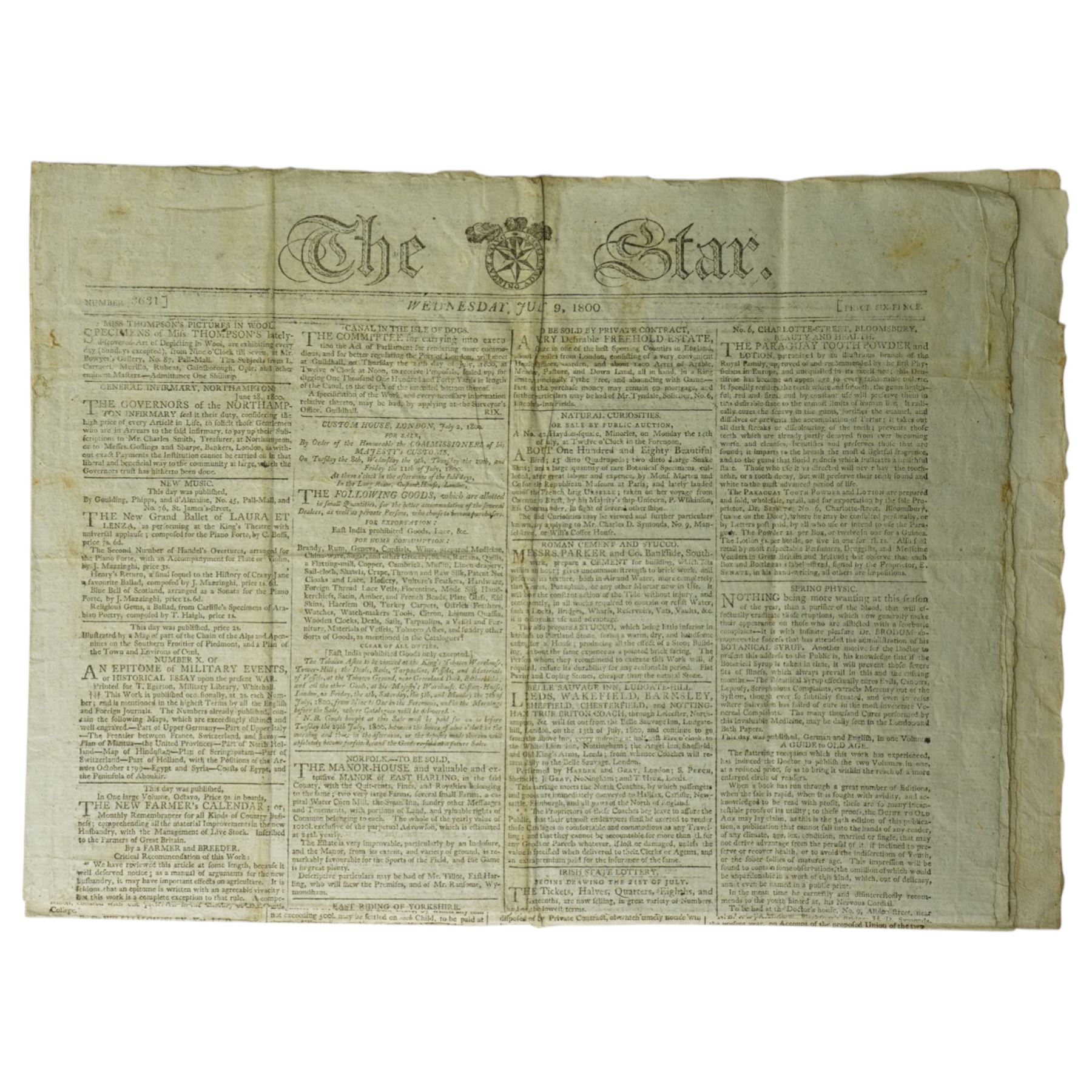 Collection of 18th and 19th century newspapers including Kentish Gazette 1773, five copies of The London Chronicle 1758-1762, Morning Chronicle 1779 and various others and a copy of American Rail-Road Journal 1832 (21)