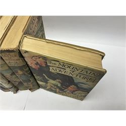 Enid Blyton; The Adventure Series, complete set of the eight children's mystery novels, all in original pictorial cloth
