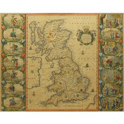 Johannes (Joan) Blaeu (Dutch 1571-1638): 'Britannia Prout Divisa fuit Temporibus Anglo-Sax...