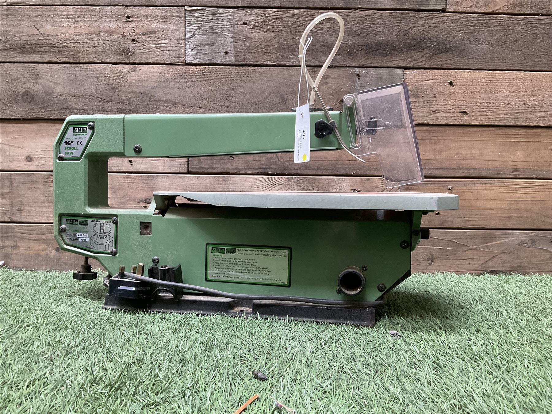 Sealey 16'' scroll saw - THIS LOT IS TO BE COLLECTED BY APPOINTMENT FROM DUGGLEBY STORAGE, GREAT HILL, EASTFIELD, SCARBOROUGH, YO11 3TX