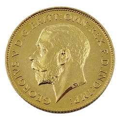 King George V 1913 gold half sovereign  