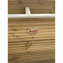 Large Ruby rectangular tanalised timber planter  - THIS LOT IS TO BE COLLECTED BY APPOINTMENT FROM DUGGLEBY STORAGE, GREAT HILL, EASTFIELD, SCARBOROUGH, YO11 3TX