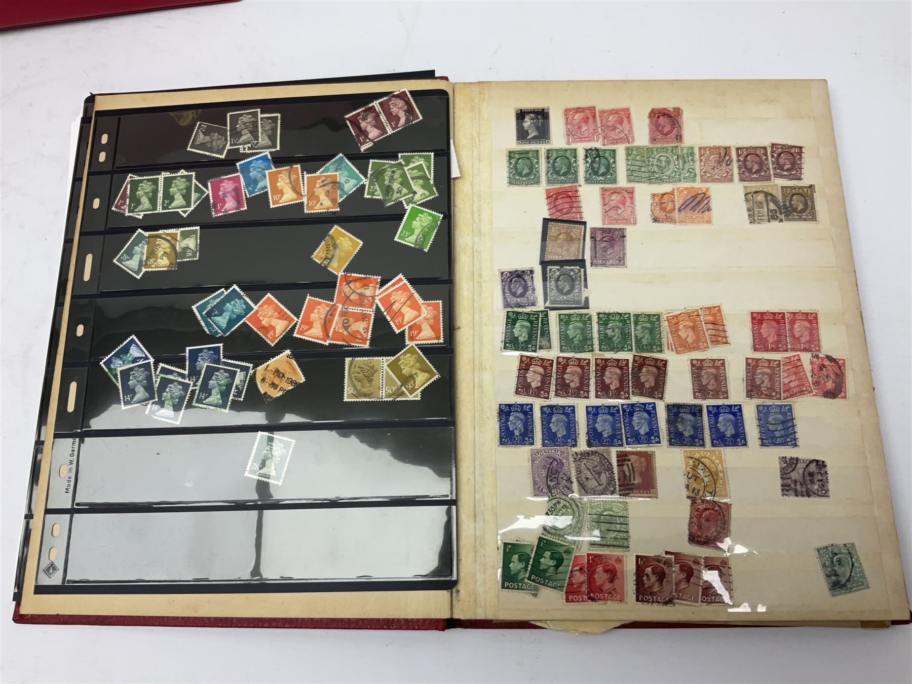 Great British stamps including Queen Elizabeth II mostly commemorative mint decimal issues with 1st class, miniature sheets etc, pre-decimal issues and other QEII stamps with mint and used, housed in four ring binder folders and loose
