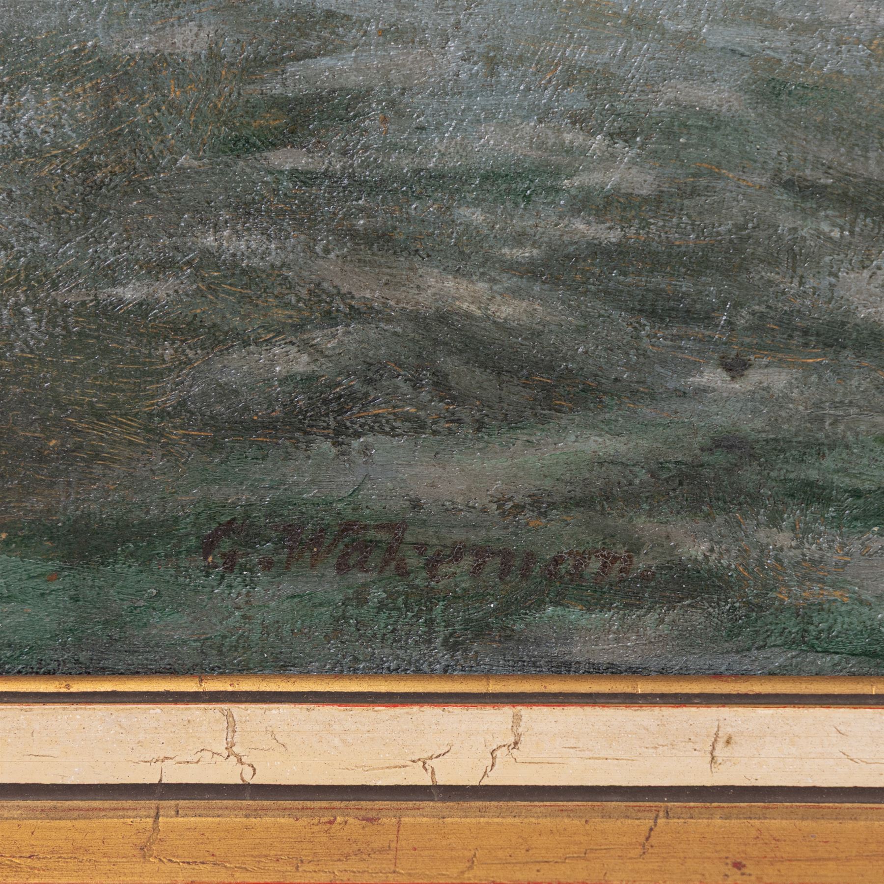 Gerald Hastings Wakeman (Irish 1864-1938): Ships off the Irish Coast, oil on canvas signed 44cm x 60cm