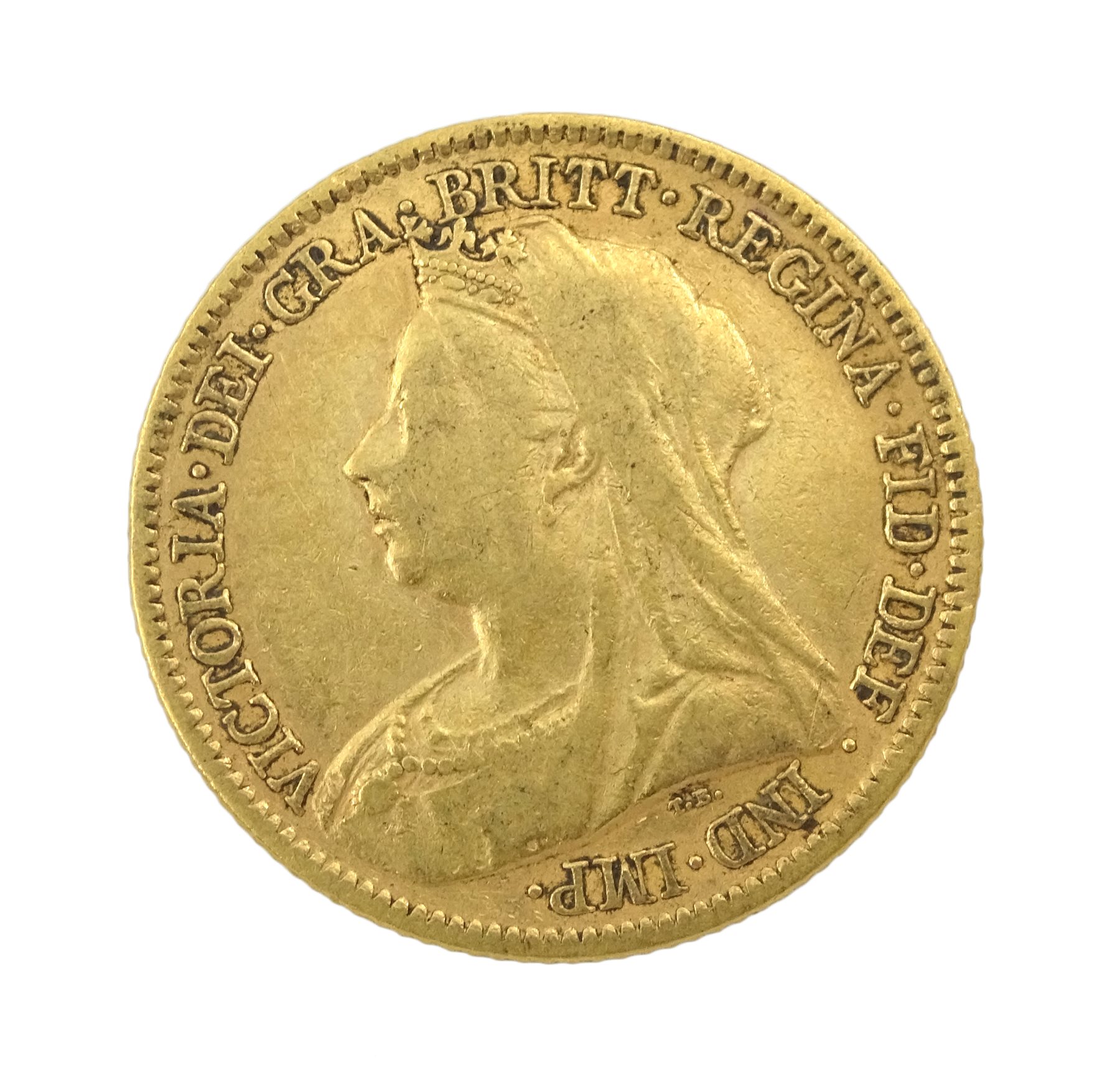 Queen Victoria 1900 gold half sovereign coin Jewellery, Watches