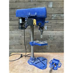Record DMD28 1380rpm pillar drill and clamp  - THIS LOT IS TO BE COLLECTED BY APPOINTMENT FROM DUGGLEBY STORAGE, GREAT HILL, EASTFIELD, SCARBOROUGH, YO11 3TX