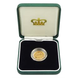 Queen Elizabeth II 2013 gold full sovereign coin, housed in an Imperial Coins case