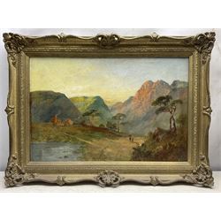 Francis E Jamieson (Scottish 1895-1950): 'Pass at Killiecrankie' Scotland, oil canvas signed 39cm x 59cm 