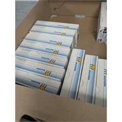 Collection of HO kit built rolling stock, including Roundhouse, Ulrich, Walthers etc all boxed and model railway accessories including track and aggregates