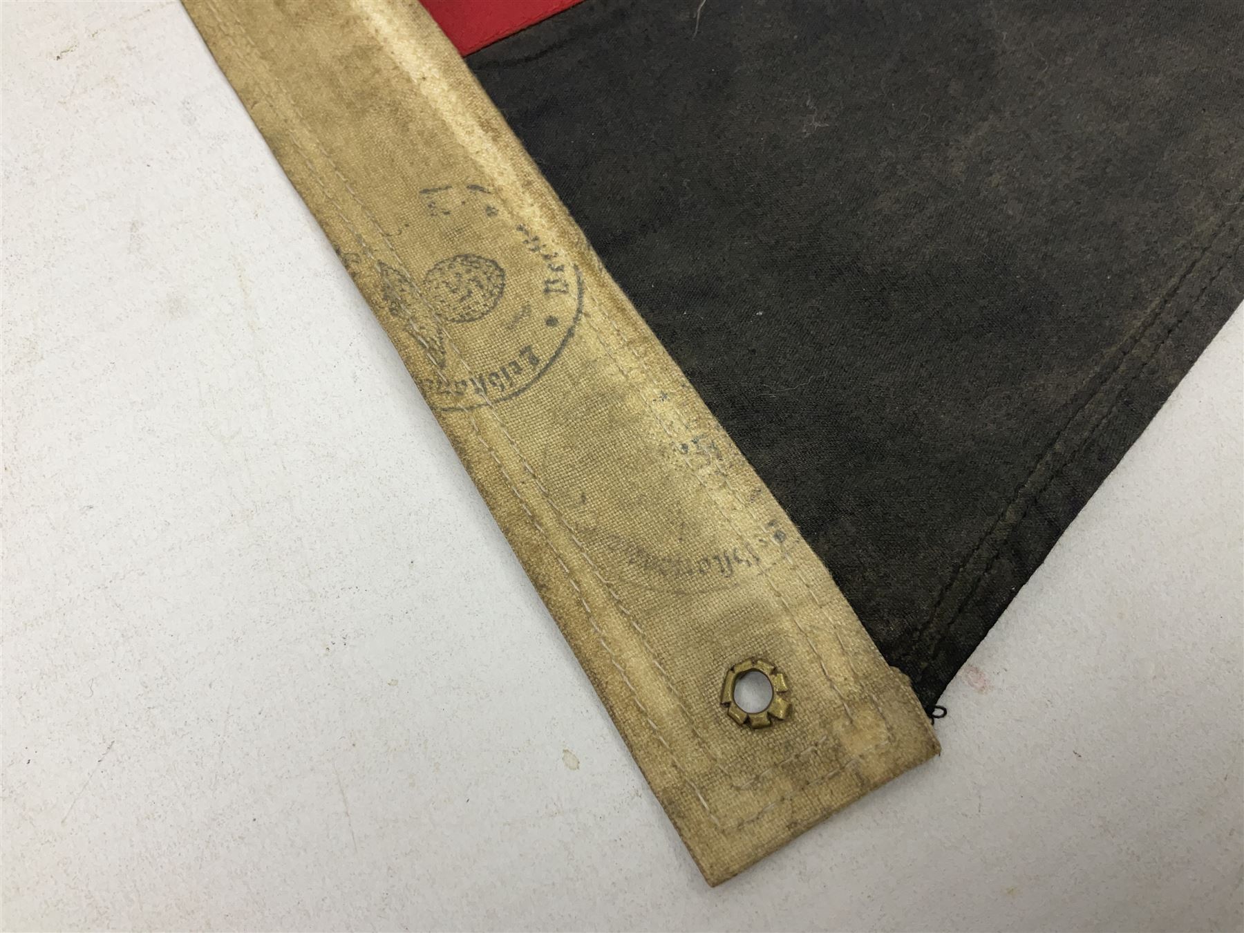 Replica WW2 German SA/NSKK pennant in black, red and white L42cm