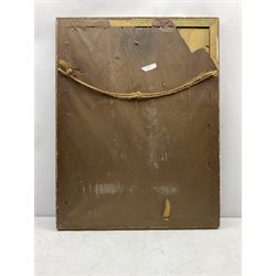 F Stansfield (British 19th/20th century): Church Interior, watercolour signed and dated 1909, 55cm x 38cm