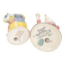 Seventeen Beswick figures, including Wind in the Willow figures; Badger, Frog, Mole and Ratty, Beatrix Potter figures; Sir Issac Newton, Mr Jackson, Mr Jeremy Fisher etc 