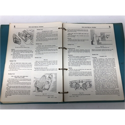 1970's British Leyland MGB GT Workshop Manual, 11th Ed. in blue ring binder  
