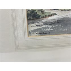 Walter Cecil Horsnell (British 1911-1997): Yorkshire Village Scenes, pair watercolours signed 31cm x 50cm (2)