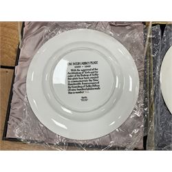 The Daily Express Coronation Souvenir picture book 1937, together with boxed Spode Selby Abbey plate and boxed Wedgwood West Riding of Yorkshire County Council plate 