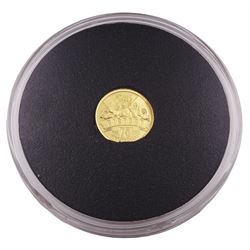 Queen Elizabeth II Soloman Islands 2020 24-carat gold proof ten dollars coin, commemorating the 75th anniversary of VE Day, cased with certificate