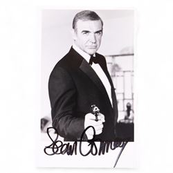 Sean Connery signed 5 x 3.5