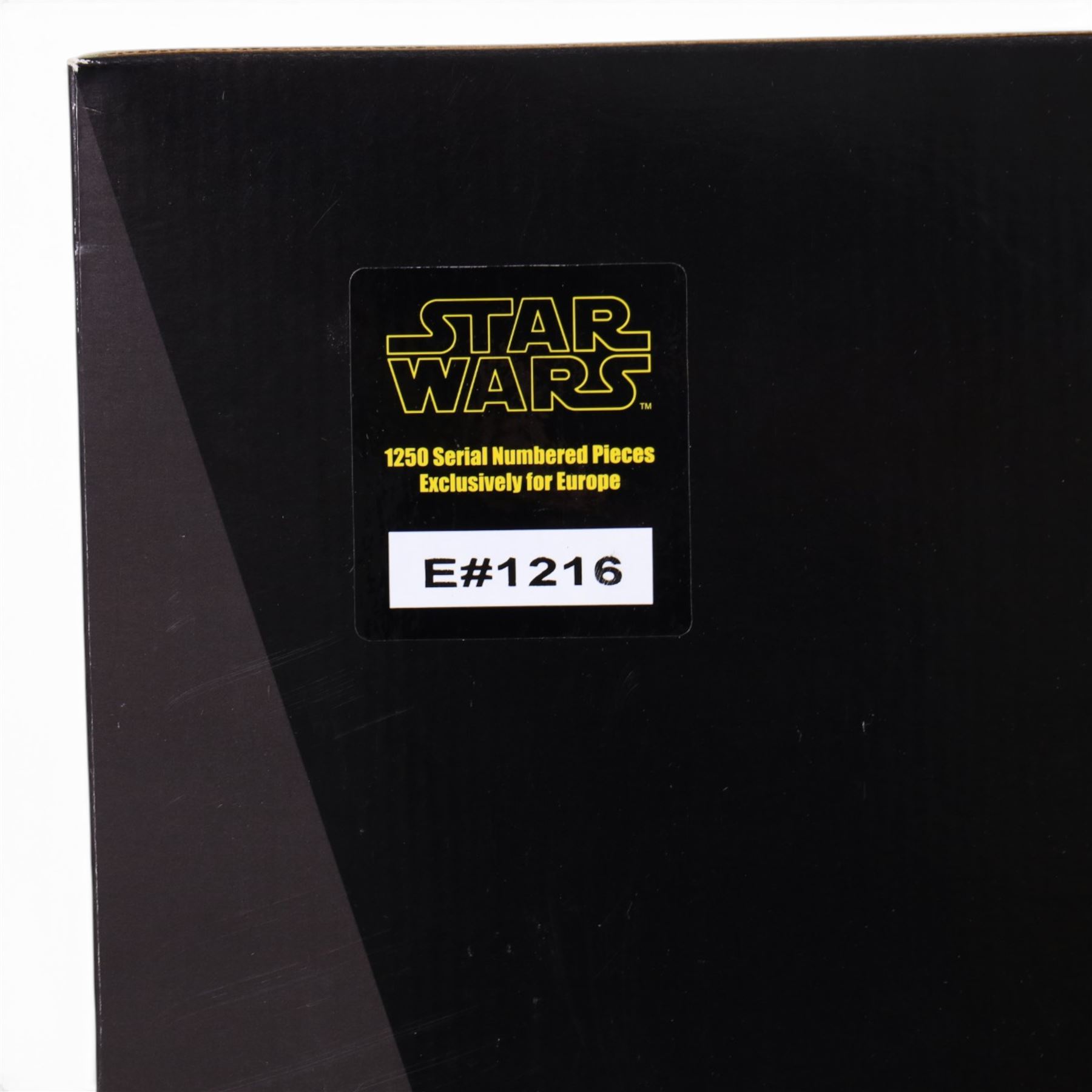 Limited edition Kotabukiya Craftsmanship Art FX Star Wars 1:7 scale pre-painted model kit 'Luke Skywalker vs. Darth Vader (Ralph Mcquarrie Version)', boxed with instructions