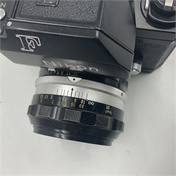 Nikon F Photomic Tn camera body, serial no. 6876146, circa 1967 with 'Nikon NIKKOR-S.C Auto 1:1.4 f=50mm' lens, serial no. 1446384 