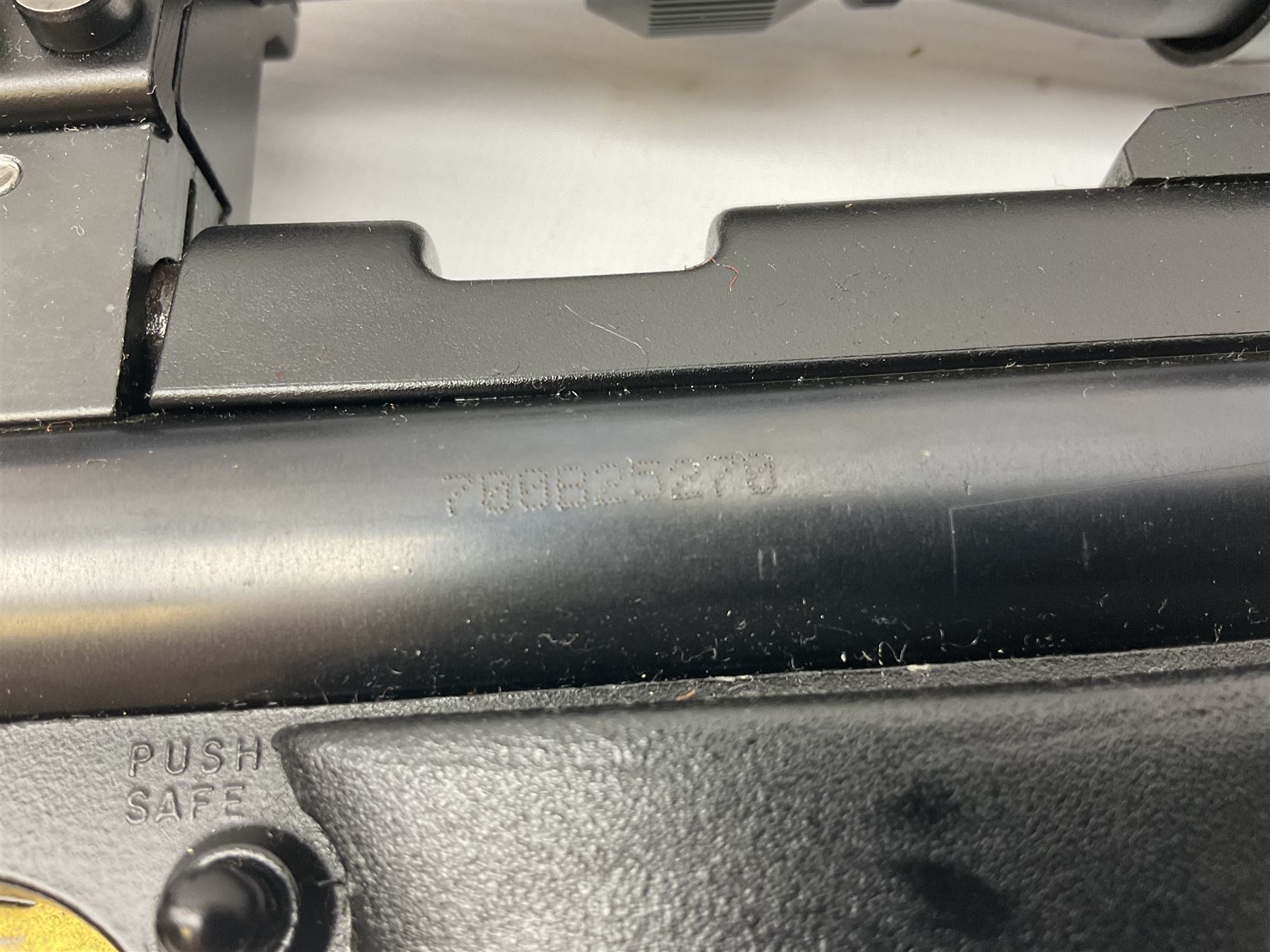 Crosman Air Guns Model 2250B .22 CO2 air rifle, with sound moderator