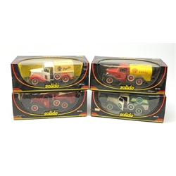 Four Solido Prestige die-cast models of Ford Pick-Up trucks with various liveries, all boxed (4)