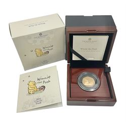 The Royal Mint United Kingdom 2020 'Classic Pooh Winnie the Pooh' gold proof fifty pence coin, cased with certificate