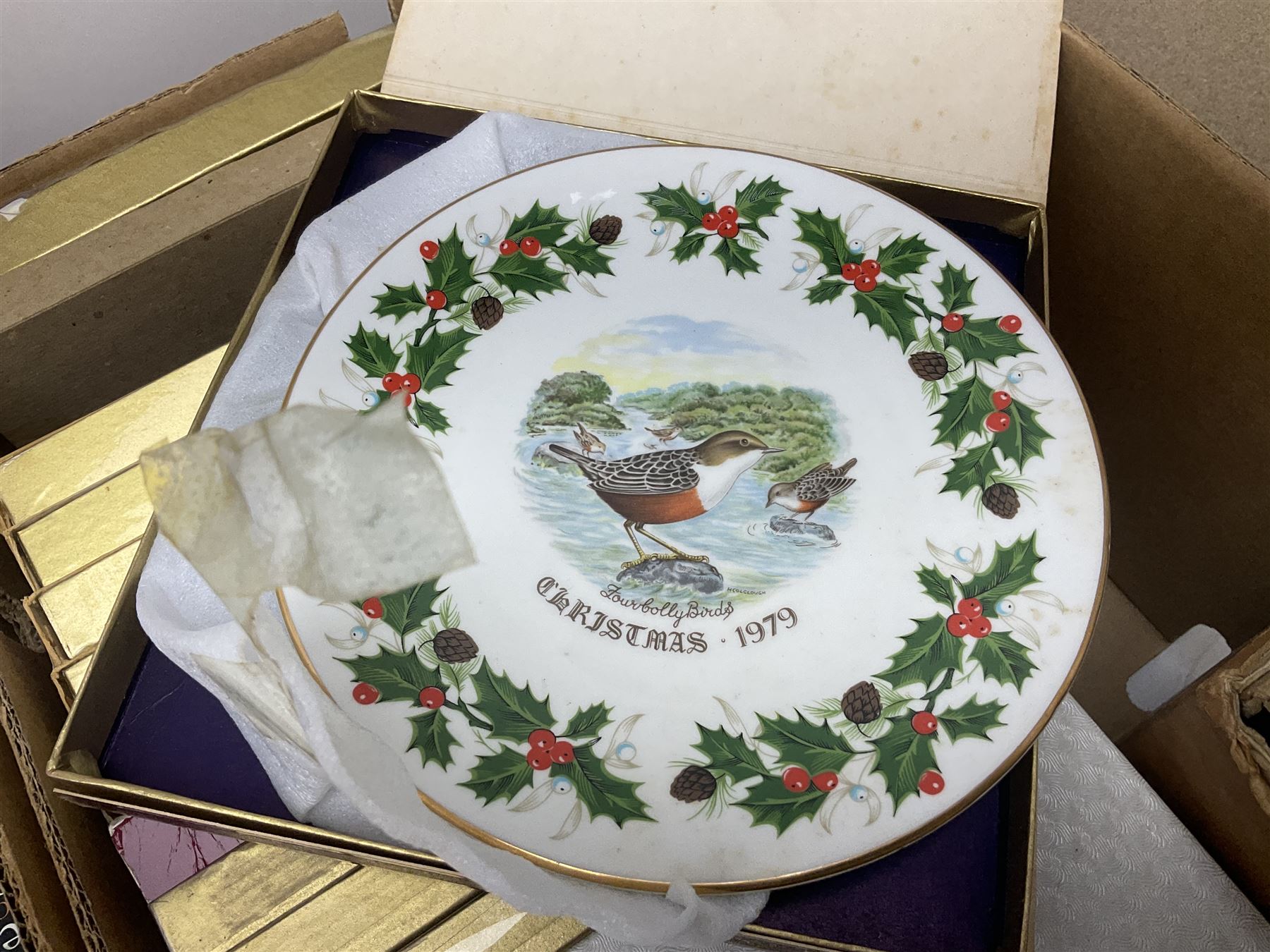 Collection of Wedgwood Jasperware, to include candy box with lid, miniature vase, trinket dishes, together with other collectables in six boxes 
