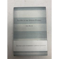 Collection of first edition books, to include John Boyne; The Boy in the Striped Pyjamas, limited edition 910/1000, singed by author, Jasper Fforde; The Eyre Affair, signed by author, Mark Haddon; The Curious Incident of the Dog in the Night-time , D.A.Stern; The Blair Witch Project: A Dossier, etc (16)