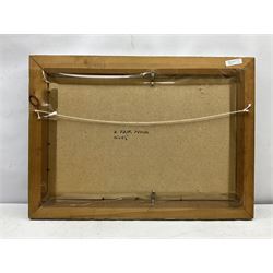 William Burns (British 1923-2010): 'A Fair Wind' Hornsea Mere, oil on board signed, titled verso 39cm x 59cm
Provenance: direct from the artist's family. Born in Sheffield in 1923, William Burns RIBA FSAI FRSA studied at the Sheffield College of Art, before the outbreak of the Second World War during which he helped illustrate the official War Diaries for the North Africa Campaign, and was elected a member of the Armed Forces Art Society. On his return to England, he studied architecture at Sheffield University and later ran his own successful practice, being a member of the Royal Institute of British Architects. However, painting had always been his self-confessed 'first love', and in the 1970s he gave up architecture to become a full-time artist, having his first one-man exhibition in 1979.