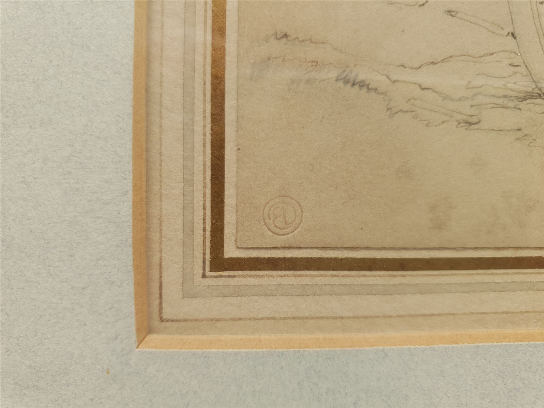 Edward Duncan RWS (British 1803-1882): The Farm Wagon, pen and watercolour signed 11cm x 17cm