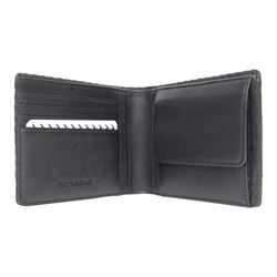 Porsche men's leather wallet, with protective slip cover in original box, wallet H9cm, L12cm 