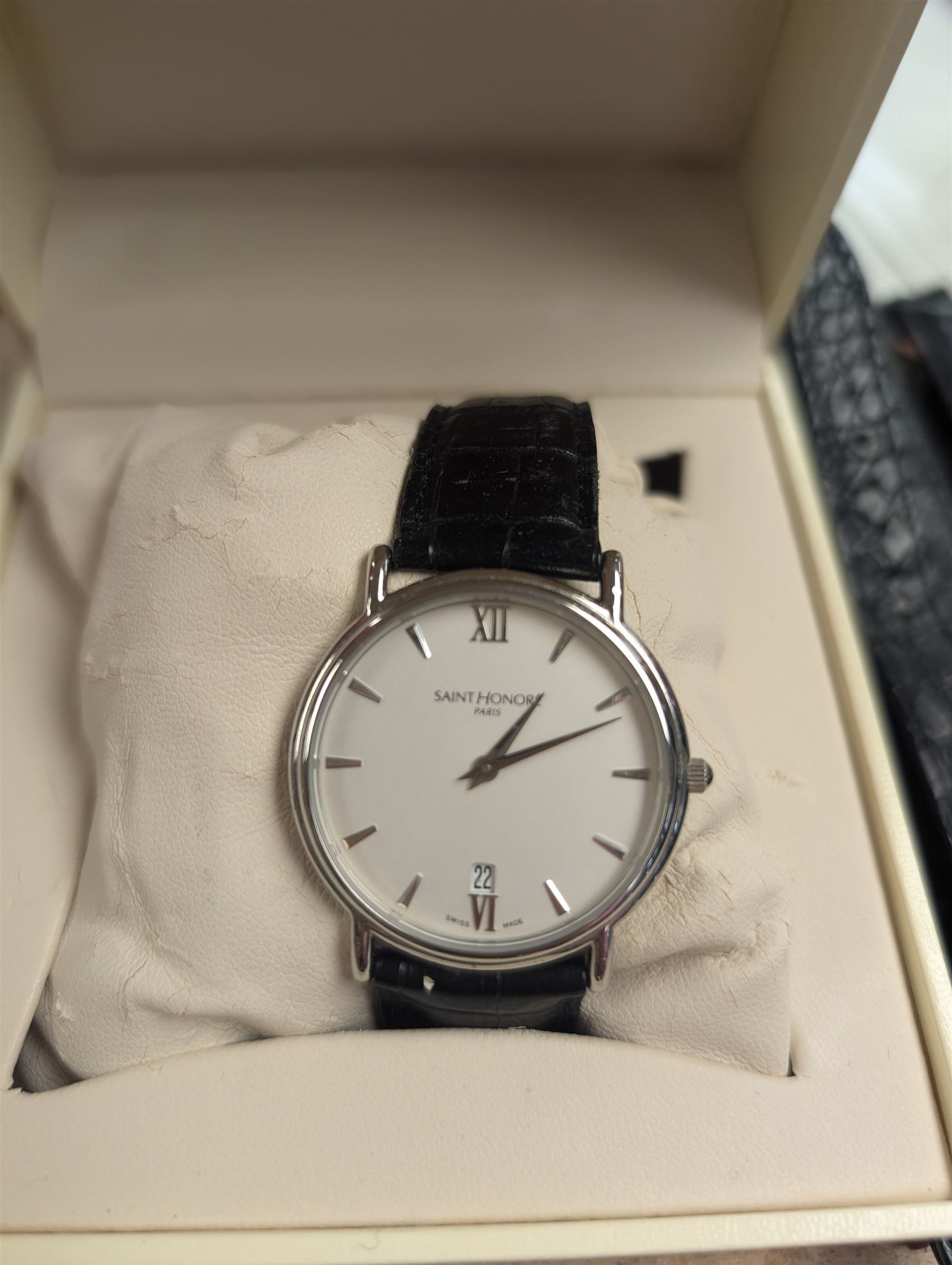 Collection of manual wristwatches including Tissot Seastar, Mappin automatic, HY. Moser braille Waterford silver quartz, Bulova, Tissot quartz, Technos, Sekonda, Avia etc, silver Victorian coin, watch straps etc 