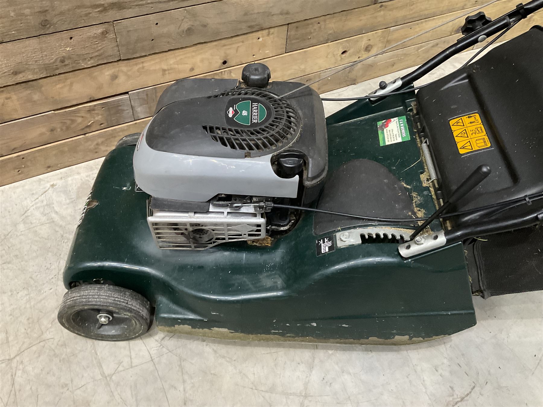 Hayter Harrier 48 lawnmower 