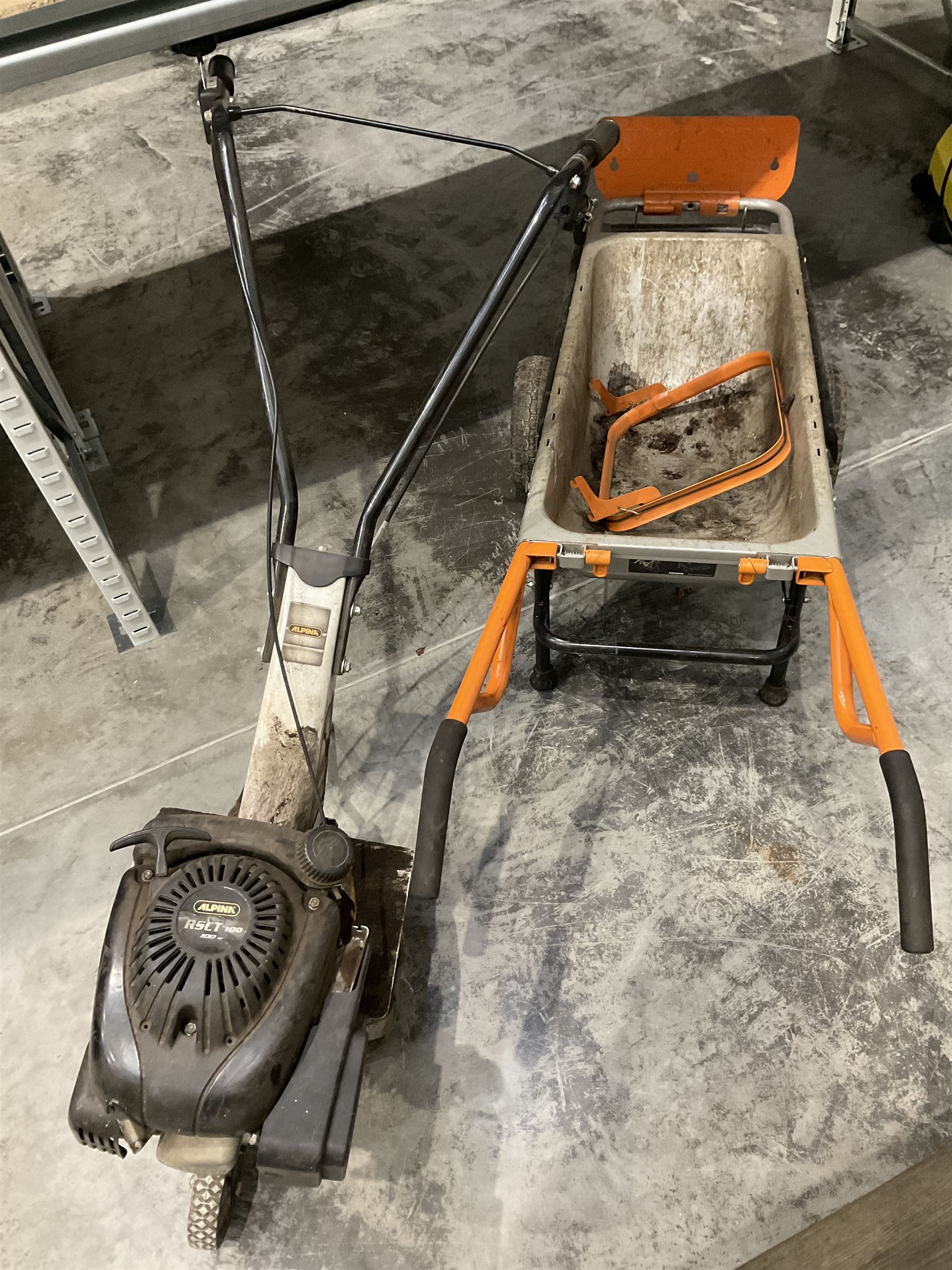 Alpina RSCT 100 tiller and multi functional wheelbarrow  - THIS LOT IS TO BE COLLECTED BY APPOINTMENT FROM DUGGLEBY STORAGE, GREAT HILL, EASTFIELD, SCARBOROUGH, YO11 3TX