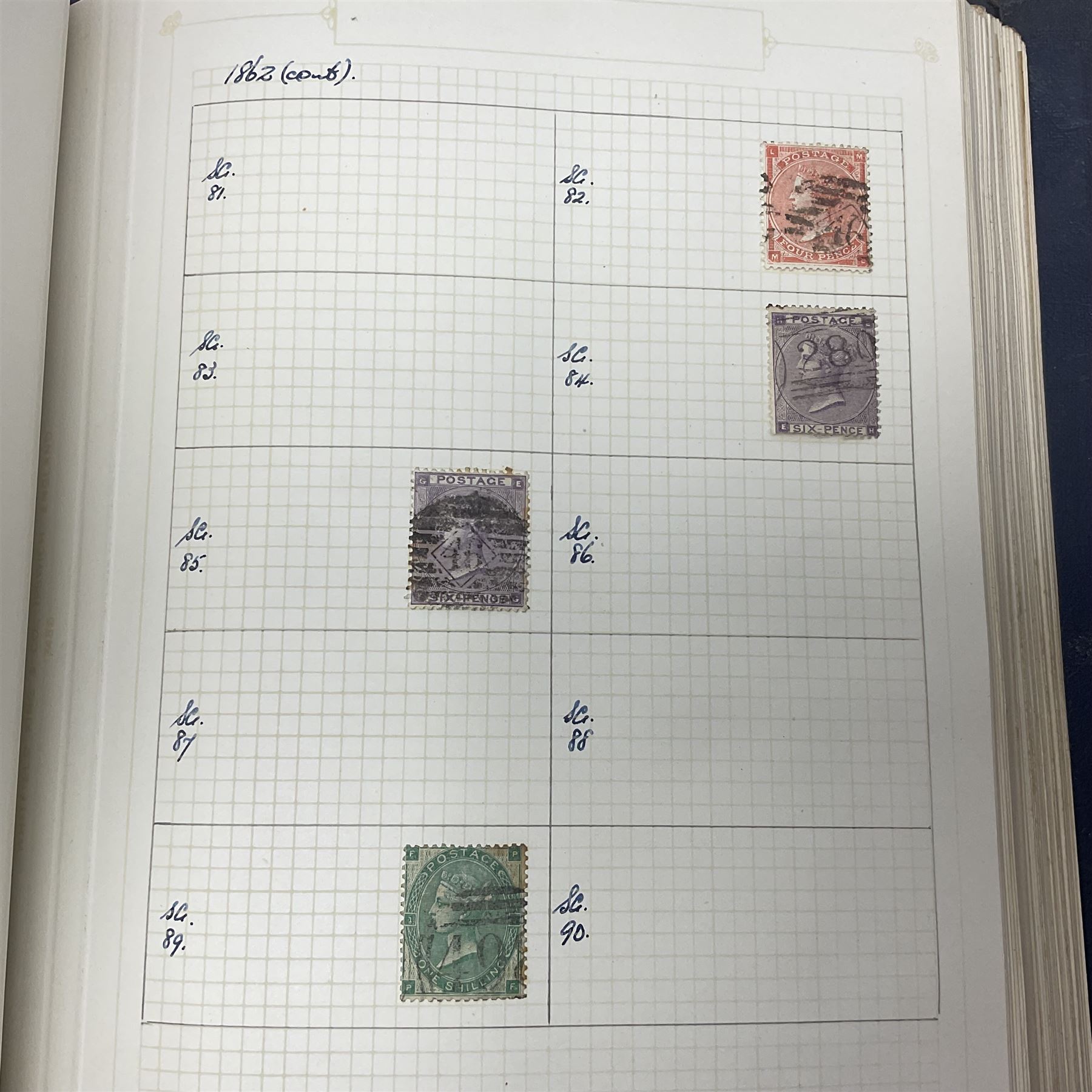 Great British and World Queen Victoria and later stamps, including imperf and perf penny reds, half penny 'bantams', King Edward VII five shillings,  Straits Settlements, Ceylon, New Zealand, Canada, India etc, housed in a single album