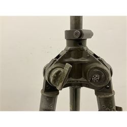 German machine gun stand of adjustable tripod form, marked 'NHW 7/63 12 -135 - 6089'