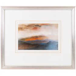 Ebenezer John Woods (Jack) Prior (British 1914-1988): 'The Estuary Near Arnside' and 'Flowerdale Bay -Gairloch Wester Ross', two watercolours signed, titled verso 18.5cm x 27.5cm; together with a signed print (3)
