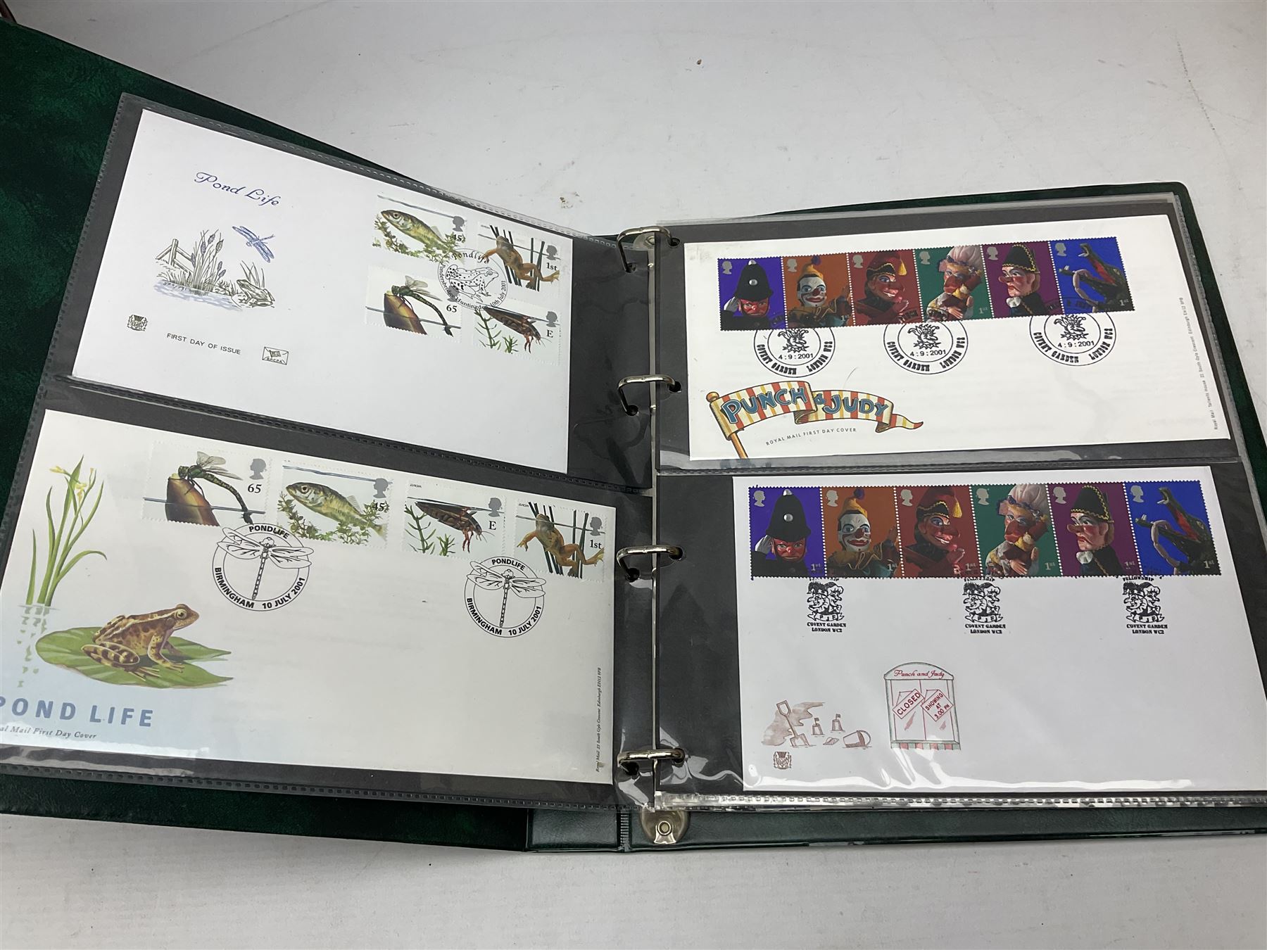 Various Royal Mail PHQ cards, first day covers, World stamps including Poland, Uruguay, Pakistan etc, housed in sixteen albums / folders, in one box