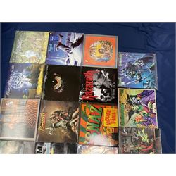 Rock, hard rock and progressive rock vinyl LPs including Greenslade 'Bedside manners are extra', 'Time and Tide', Nazareth 'No mean city', 'Close enough for Rock 'n' Roll', 'tattooed on my brain', 'Rampant', 'expect no mercy', Magnum 'Marauder', 'Anthology', 'Kingdom of Madness', 'Lost On The Road To Eternity' etc (19)