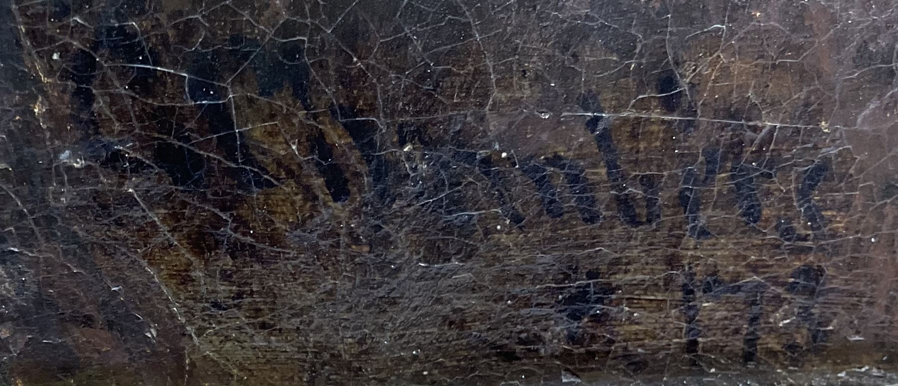 George Chambers Jnr. (British 1829-1878): Whitby from Upgang with Bathing Machines and Figures on the Beach, oil on canvas signed and dated '73, 59cm x 90cm