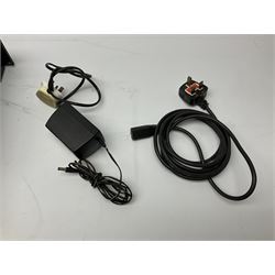 Kurzweil Ensemble Expander model 1000EX serial no.88070661; and Yamaha MU100R tone generator serial no.NP01899; both with leads (2)