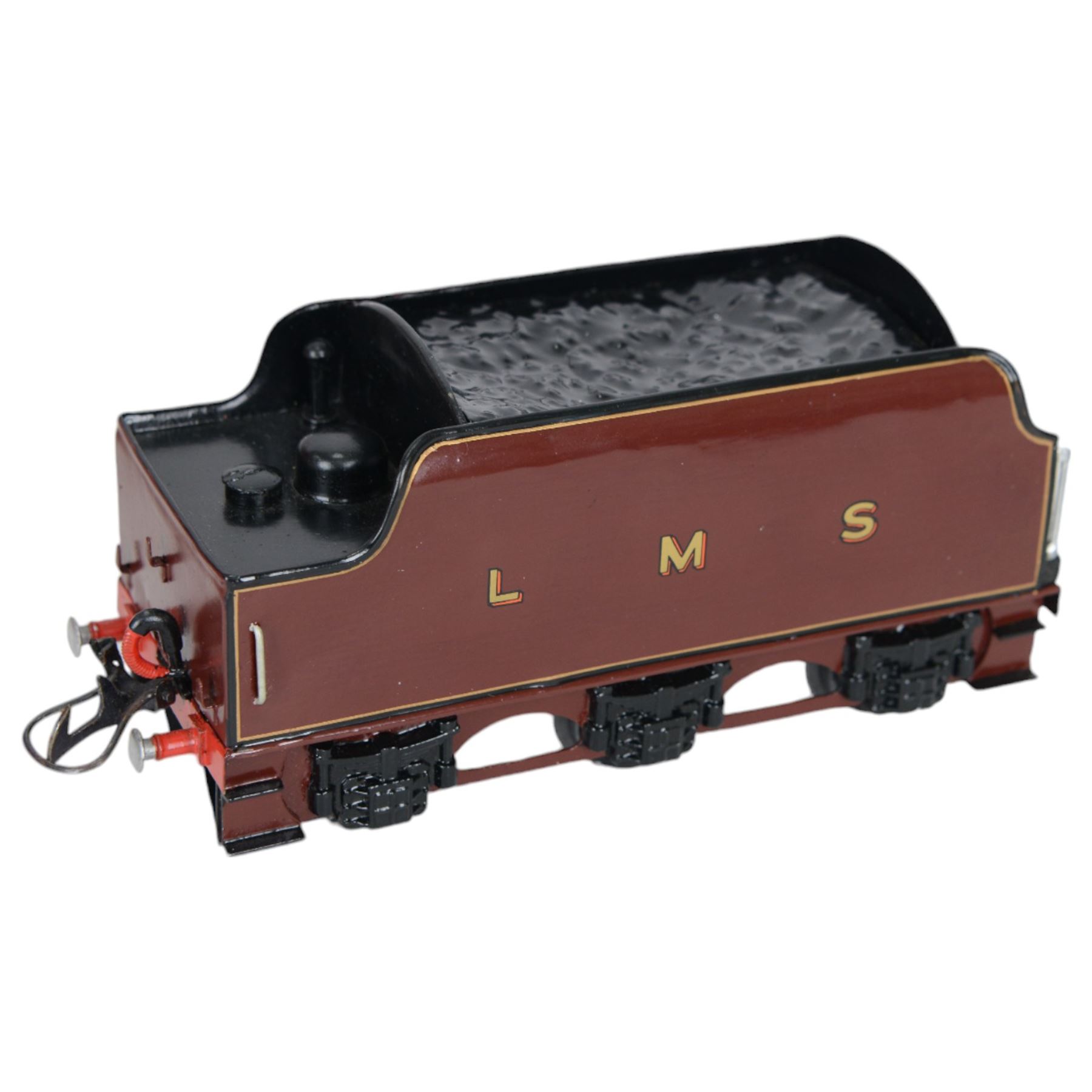 Hornby 0 gauge LMS Princess Royal Class 4-6-2 locomotive 'Princess Elizabeth' no.6201, with tender, in LMS maroon livery, in original wooden case
