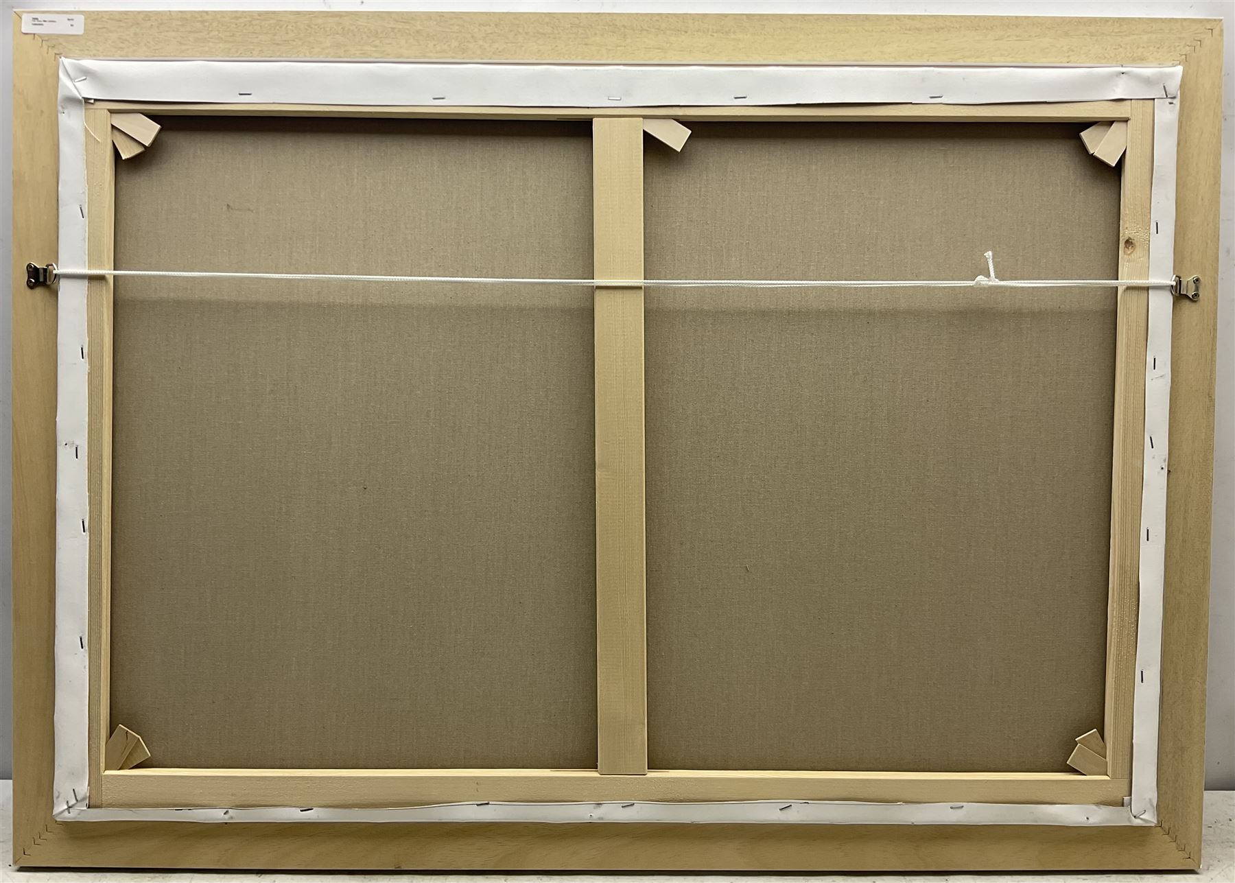 James Miller (British 1962-): 'Columbia and Shamrock II - America's Cup 1901', oil on canvas signed 64cm x 94cm